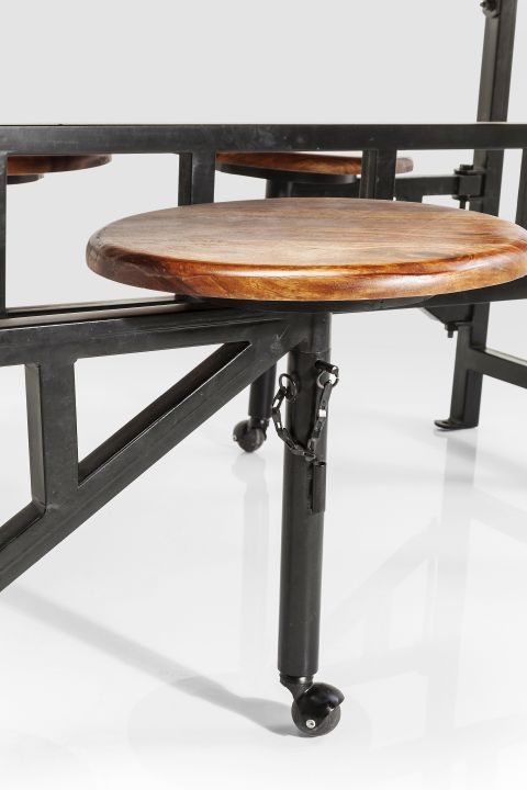 Tisch+Hocker Space 5-tlg. 140x89cm Tisch+Hocker Space 5-tlg. 140x89cm