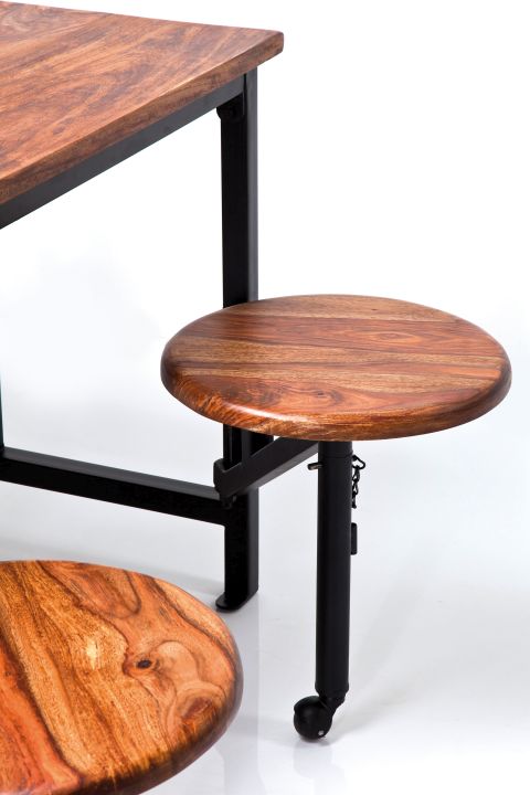 Tisch+Hocker Space 5-tlg. 140x89cm Tisch+Hocker Space 5-tlg. 140x89cm